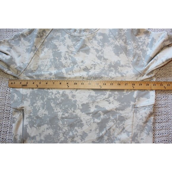 Lululemon Men's City Sweat Tie Dye Sweatshirt Size M Crew Neck Pull over Sporty - Picture 3 of 9